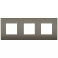 Vimar Накладка CLASSIC на 6 модулей (2+2+2) расстояние между центрами 71мм Metal, 19644.80 Vimar Накладка CLASSIC на 6 модулей (2+2+2) расстояние между центрами 71мм Metal, 19644.80