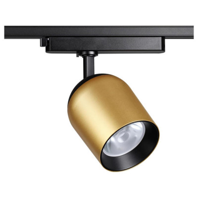 Novotech 358516 PORT NT21 059 золото Светильник трековый однофазный трехжильный IP20 LED 4000K 25W 220V KAMP