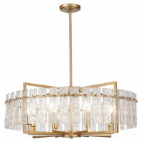 ST LUCE SL1632.203.08 Люстра подвесная ST-Luce Шампань/Прозрачный E14 8*60W
