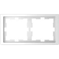 D-Life Рамка 2-ная, белый лотос D-Life Рамка 2-ная, белый лотос