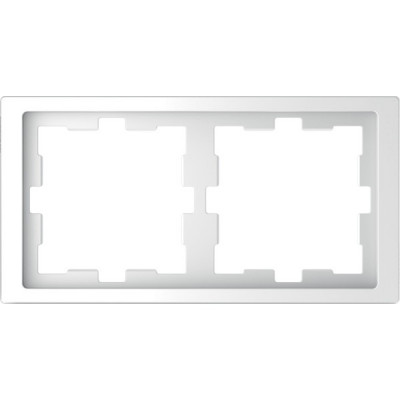 D-Life Рамка 2-ная, белый лотос