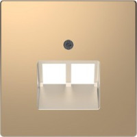 D-Life Накладка для розетки 2-ной RJ45, шампань D-Life Накладка для розетки 2-ной RJ45, шампань