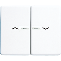 Клавиши для сдвоенной кнопки BCU; белые, SL595KO5PWW