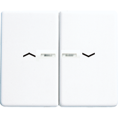 Клавиши для сдвоенной кнопки BCU; белые, SL595KO5PWW