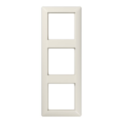 Рамка 3-кратная для вертикальной и горизонтальной установки; термопласт, слоновая кость, AS583BF