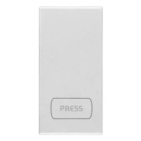 Vimar Клавиша на 1 модуль с символом "PRESS" , серебро, 20031.PS.N