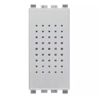 Vimar Зуммер 230V 50 - 60HZ ,серебро матовое, 20378.N