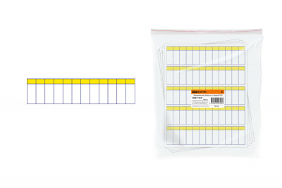 Маркировочная таблица на 12 модулей TDM Electric, SQ0817-0040