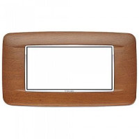 20684.C35 - Vimar Накладка с закруглениями для 4 модулей орех итальянский