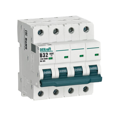 DEKraft Автоматический выключатель ВА105-4P-032A-B