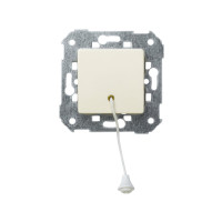 Simon S27 Кнопка со шнуром, 10А 230В, слоновая кость, 27153-62