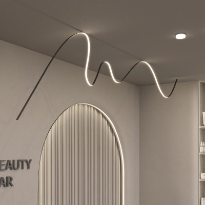 Профиль ARH-BENT-W18-2000 ANOD BLACK (Arlight, Алюминий), 039588