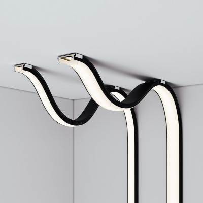 Профиль ARH-BENT-W18-2000 ANOD BLACK (Arlight, Алюминий), 039588