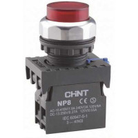 Chint Кнопка управления NP8-10BND 1НО зеленая AC/DC24В(LED) IP65 (R), 667240 Chint Кнопка управления NP8-10BND 1НО зеленая AC/DC24В(LED) IP65 (R), 667240