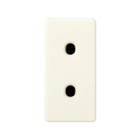 Simon S27 Розетка 2К узкая, под вилку CEE 7/16 16А 250В~, сл.кость, 27431-61