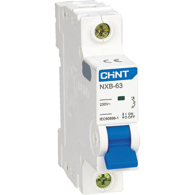 Chint Авт. выкл. NXB-63S 1P 20А 4,5кА х-ка C (R), 296711