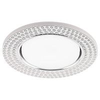 Светильник встраиваемый со светодиодной подсветкой 20LED*2835 SMD 4000K, 15W GX53, без лампы, прозрачный, хром, CD4029 с драйвером в комплекте, Feron 32652