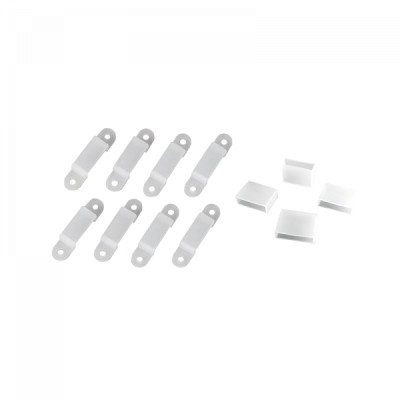 Jazzway Аксессуар Лента PLS PRO 2835/168-24V - комплект креплений (8клипс+4загл), 5039650