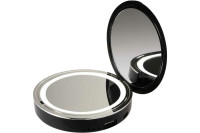 Зеркало JAZZway ML-D9PB-bk, подсветка, пауэрбэнк, черн., 5038189