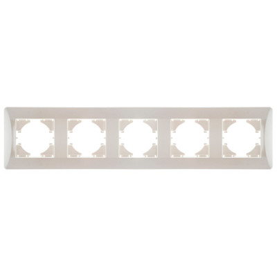 GUSI Ugra РАМКА 5-местная, цвет : жемчуг., С1150-028