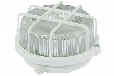 Светильник НПП 03-100-005.04 У3 (корпус и защитная  сетка-квадрат,  белый) TDM Electric, SQ0311-0001