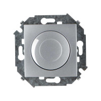 Simon Simon15 Светорегулятор 500Вт 230В~, винт. зажим, алюминий, 1591311-033