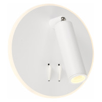 ST LUCE SL1586.513.01 Светильник настенный Белый LED 1*8W 3000K 624Lm Ra>80 24° IP20 L-xW155xH155 170-240V