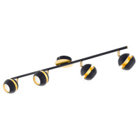 95485 Светодиод. спот NOCITO, 4x3,3W(GU10), L760, сталь, черный, золотой, 95485