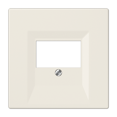 Крышка для ТАЕ и USB розеток, фиксация винтом; термопласт; слоновая кость; LS990, LS969T