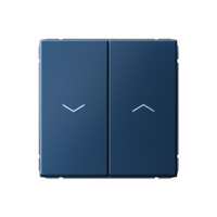 GAL001119 - ARTGALLERY 2-клавишный ВЫКЛЮЧАТЕЛЬ ДЛЯ ЖАЛЮЗИ, 2х сх.4, 10А, механизм, АКВАМАРИН, Systeme Electric