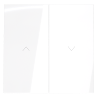 Клавиши для выключателя жалюзи, S70 (белый глянцевый), VLS002501