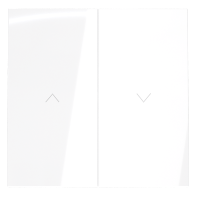 Клавиши для выключателя жалюзи, S70 (белый глянцевый), VLS002501