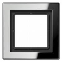 Рамка 1-кратная; полированный хром, GCRD2981
