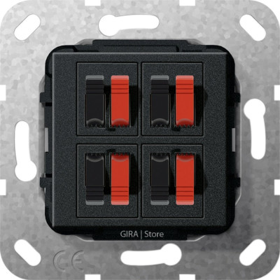 569410 Gira Разъем динамиков 4 местный