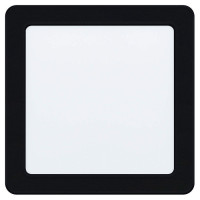 99188 Светодиод. встраив. светильник FUEVA 5, 10,5W (LED), 166х166, ET26, 1350lm, 4000K, сталь, черн