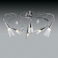 Lightstar 711067 (SX1105/6)  Люстра AEREO 6х25W G9 BLACK (в комплекте)