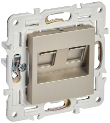 SKANDY Роз. комп. 2-ая RJ45 кат.5E SK-K03Sh шамп. IEK, SK-K20-1-K37