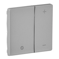 Legrand Valena LIFE.Лицевая панель для кнопочного светорегулятора.Алюминий, 754892 Legrand Valena LIFE.Лицевая панель для кнопочного светорегулятора.Алюминий, 754892