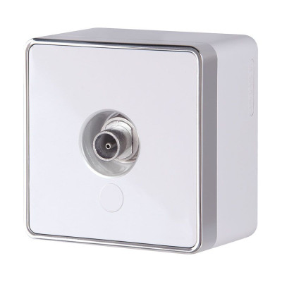 Werkel W5083001/ ТВ-розетка оконечная Gallant (белый), a051572