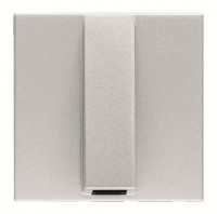 ABB NIE Zenit Серебро Вывод кабеля, 2 мод