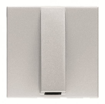 ABB NIE Zenit Серебро Вывод кабеля, 2 мод