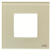 N2271 CP - Рамка 1-постовая, 2-модульная, серия Zenit, стекло Жемчужное - 2CLA227100N3501