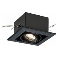 ST LUCE ST250.448.01 Св-к встр. Черный GU10 1*50W  L126xW126xH70 220V Без ламп
