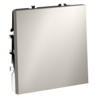 Выключатель с самовозвратом встраиваемый VOLTUM S70 одноклавишный 10А, (кашемир), VLS010603