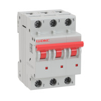 ДКС Авт. выкл. модульный YON MD63 3P 5А C 10kA (упак. 4шт), MD63-3C5-10