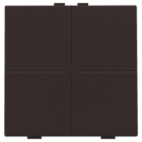 Niko Home Control Шоколад Кнопка 4-клавишная, 124-51004