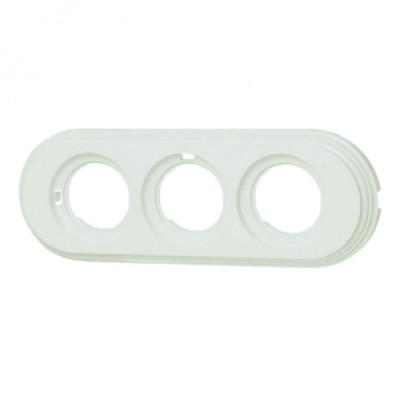 BIRONI Лизетта Пластик Слоновая кость Рамка 3-ая, BF1-630-211