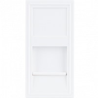 Donel Розетка DEC RJ45 FTP кат.5e, 1мод., бел. (22.5х45мм), серия (тип) DEC, DECF12WF5