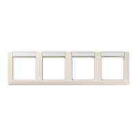 Рамка 4-кратная с полем для надписи для горизонтальной установки; слоновая кость, AS5840NA Рамка 4-кратная с полем для надписи для горизонтальной установки; слоновая кость, AS5840NA