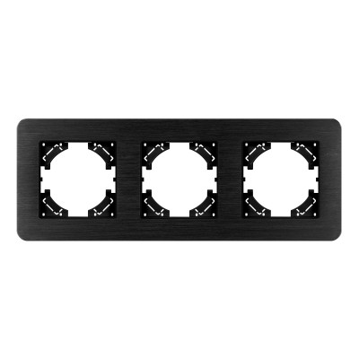 049729 - Рамка алюминиевая FRM-AKIRY-AL-3-BK (Arlight, -)